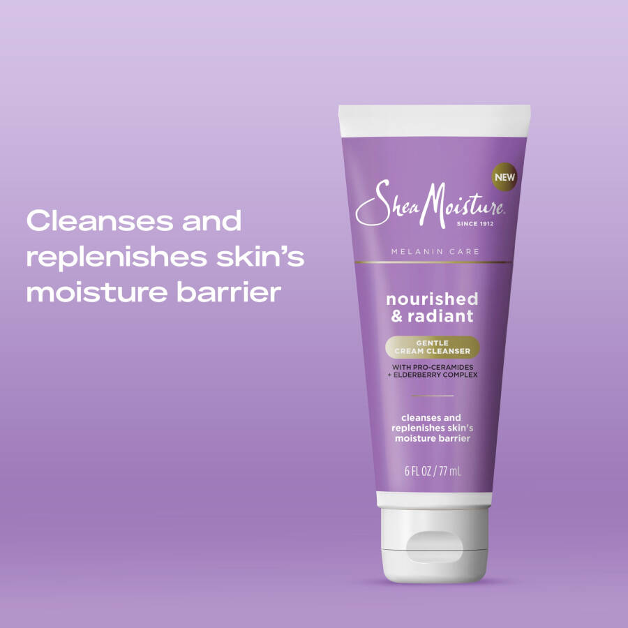 SheaMoisture Melanin Care Cream Cleanser All Skin, 3 oz - 14