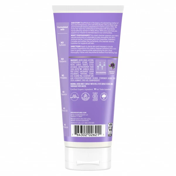 SheaMoisture Melanin Care Cream Cleanser All Skin, 3 унция - 9