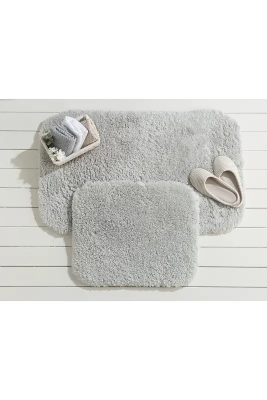 Sheep Bath Mat - Grey - 50x80+45x50 Cm - 1