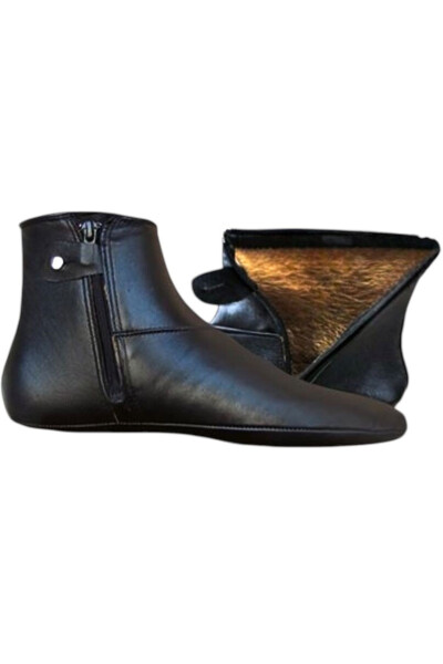 Sheepskin Boots - Furry - Zippered - TAŞÇIOĞLU (1)