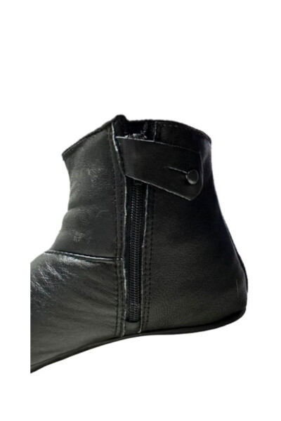 Sheepskin Boots with Zipper and Rubber, Miflon-lined Interior - 3