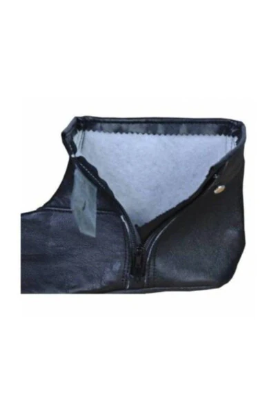 Sheepskin jacket with zipper, latic and miflon lining. - 2