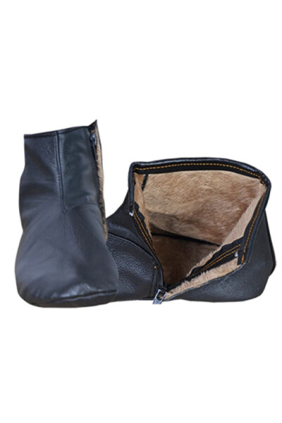 Sheepskin Zipper Closure Full Fur Boot - 2