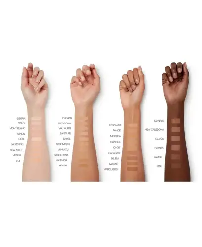 Sheer Glow Foundation, 1 oz.-Fiji (L5 - Ochiqdan o'rtacha issiq rangga ega) - 5