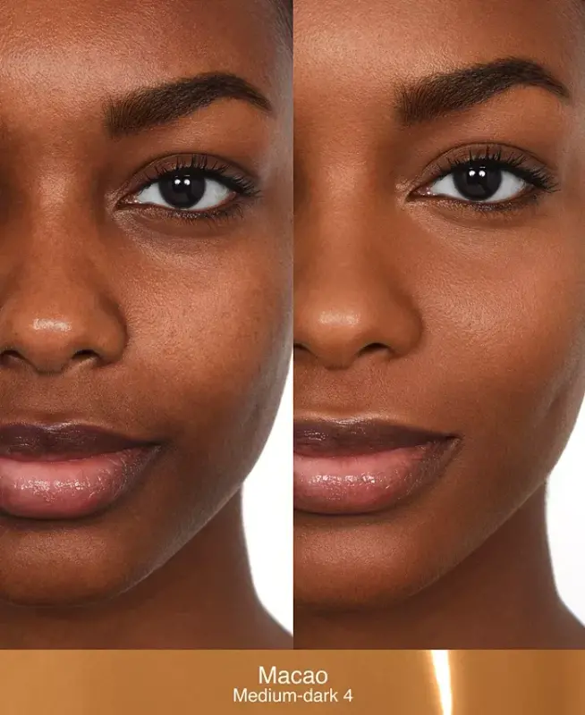 Sheer Glow Foundation, 1 oz. - Macao (MD4 - Medium-deep to deep with warm undertones, and an olive tone) - 3