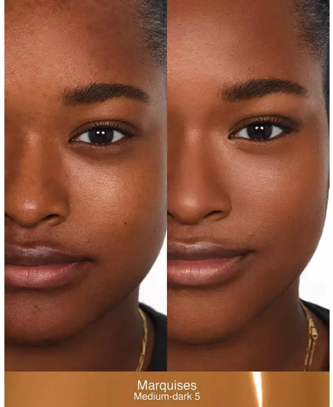 Sheer Glow Foundation, 1 oz. - Marquises (MD5 - Medium-deep to deep with warm undertones) - 3