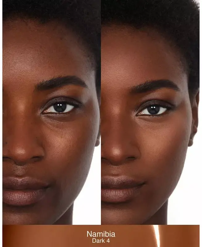 Sheer Glow Foundation, 1 oz.-Namibia (D4 - Deep with warm undertones, and a red tone) - 3