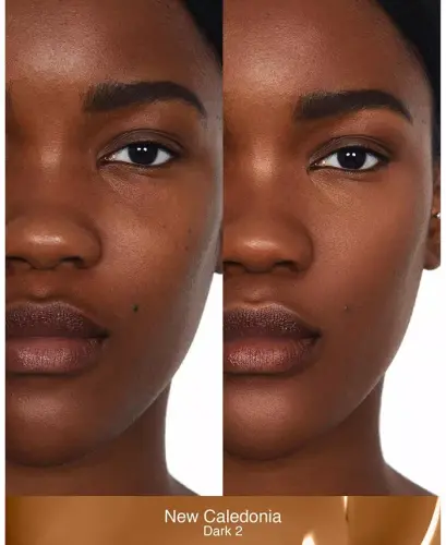 Sheer Glow Foundation, 1 oz. - New Caledonia (D2 - Deep with warm undertones, and an olive tone) - 3