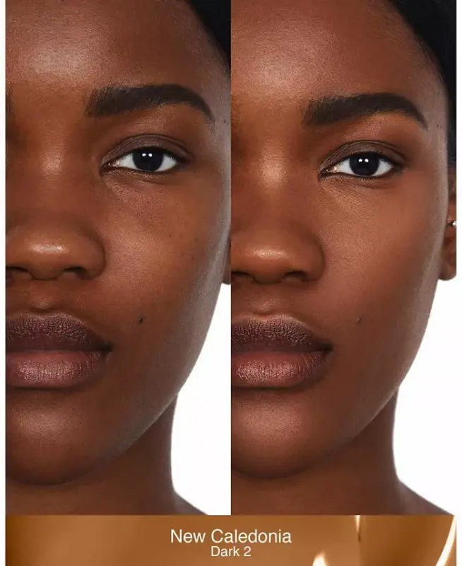 Sheer Glow Foundation, 1 oz. - New Caledonia (D2 - Deep with warm undertones, and an olive tone) - 3