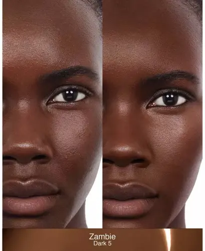 Sheer Glow Foundation, 1 oz.-Zambie (D5 - Deep with warm undertones) - 3