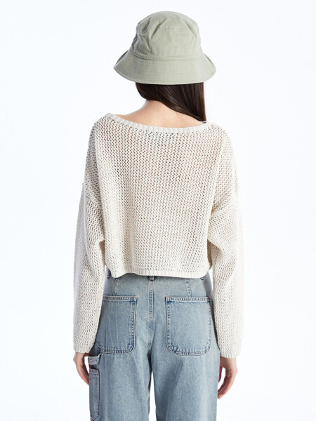 Shein BGT01 Lace Knit Sweater - 4