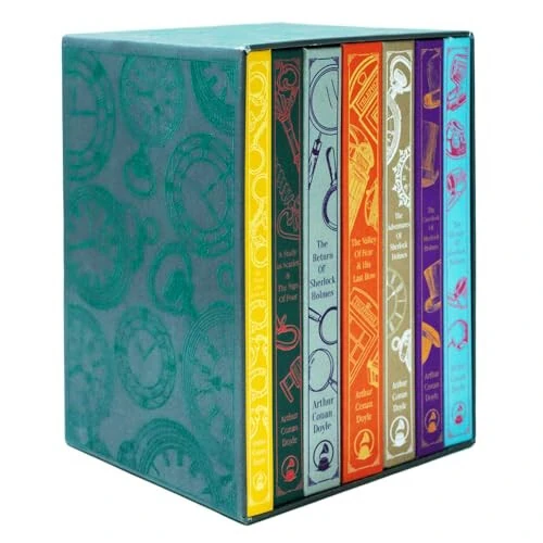 Sherlock Holmes Complete 7 Books Hardback Collection Box Set (Adventures, Valley of Fear & His Last Bow, Return, Study in Scarlet & The Sign of Four, Case-Book & Memoir) - Sherlock