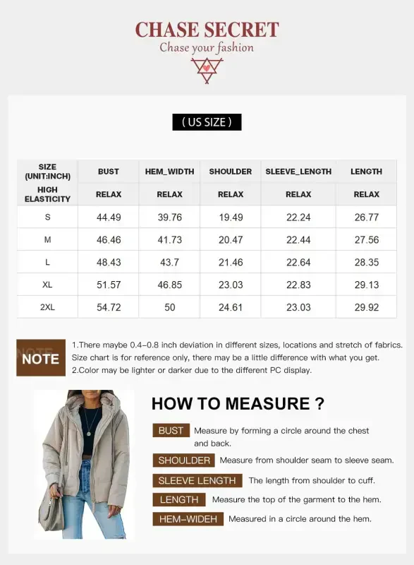 SHEWIN Womens Hooded Puffer Jacket Full Zipper Short Coat with Pockets Winter Warm Outerwear Petite- - 2