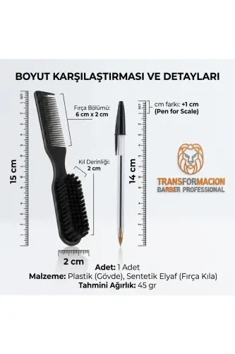Щетка для расчесывания волос и бороды - 5