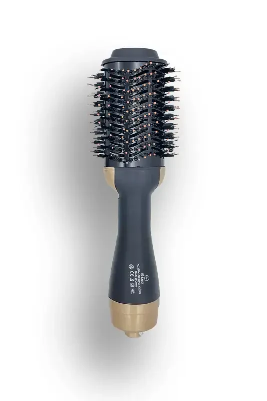 Saç Şekillendirici Ve Saç Düzleştirici Fön Tarağı Yeni Model Gold Renk ONE202101-Gold - 4