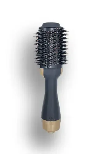 Saç Şekillendirici Ve Saç Düzleştirici Fön Tarağı Yeni Model Gold Renk ONE202101-Gold - 5