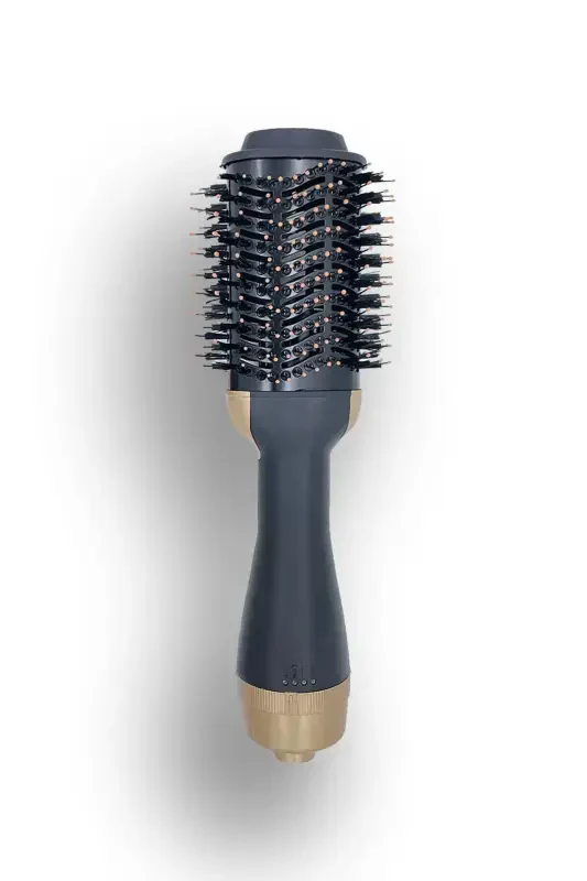 Saç Şekillendirici Ve Saç Düzleştirici Fön Tarağı Yeni Model Gold Renk ONE202101-Gold - 5