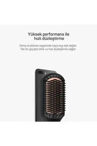 Щетка для выпрямления волос AR5068 Superstar Touch - Черный - 3