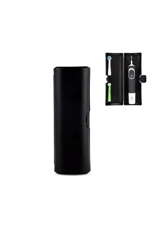 Щетка Oral-B, зарядное устройство, гигиенический контейнер для хранения, подходит для всех моделей, черный. - IBRUSH