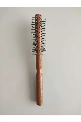 Щетка расческа - Фен расческа - деревянная щетина - FIRDEVSI HOBI (1)