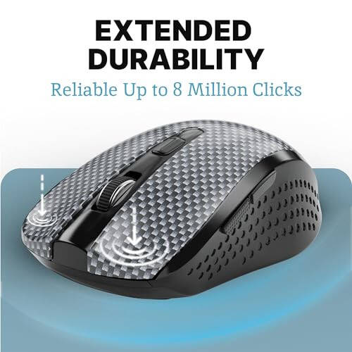 SHHHMOUSE Silent Wireless Mouse – Computer Mouse Wireless, Mouse for Laptop, Mouse USB, Mouse for Chromebook, Mouse Cordless, Mouse Inalambrico, PC Mouse, Computer Mice, Quiet Mouse - 6