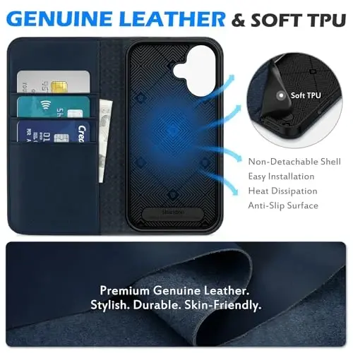 SHIELDON Case for iPhone 16 6.1