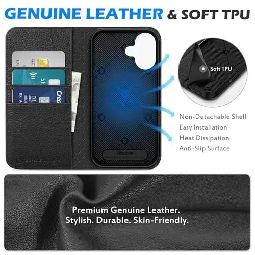 SHIELDON Case for iPhone 16 6.1