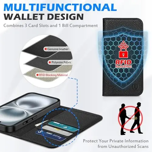 SHIELDON Case for iPhone 16 6.1