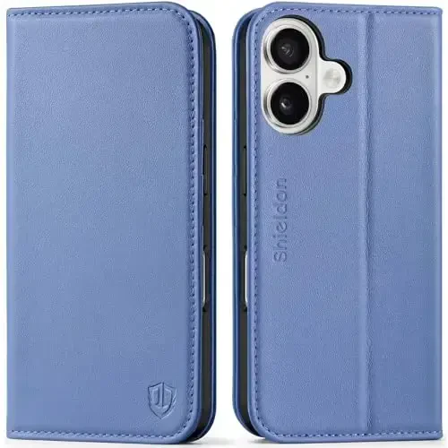 SHIELDON Wallet Case for iPhone 16 6.1