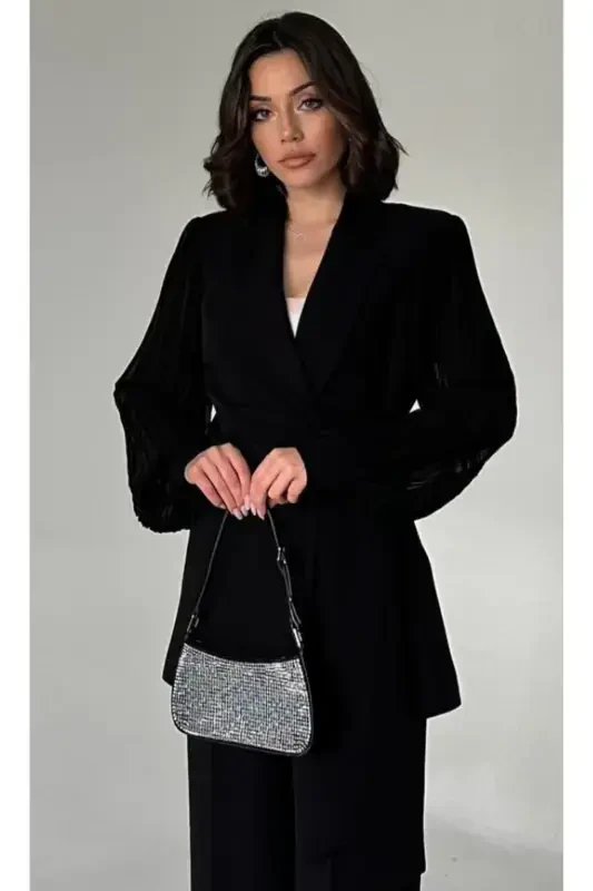 Shifon Yengli Ikkita Qismli Kostyum - 2