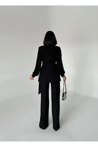 Shifon Yengli Ikkita Qismli Kostyum - 7