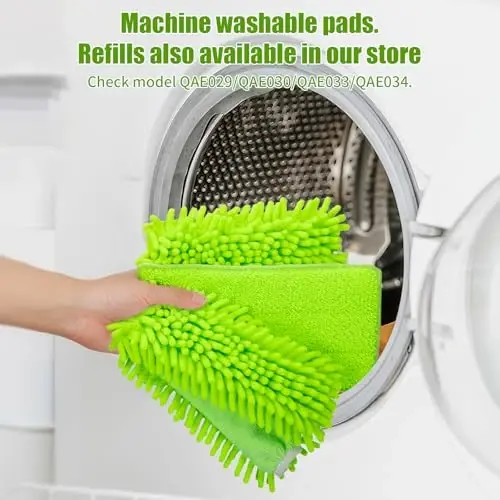 Shift Shift Fan Cleaner Duster, 75 dyuymli uzaytma ustuni bilan, Shift Shift fan pichoqlari uchun moslashuvchan fan dastasi, Yuqori Shift Shift fani uchun qayta ishlatiladigan tozalash vositasi, Tor joylar uchun ingichka dasta - 6