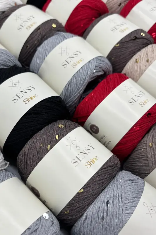 Shine Braided Yarn Brown - 1