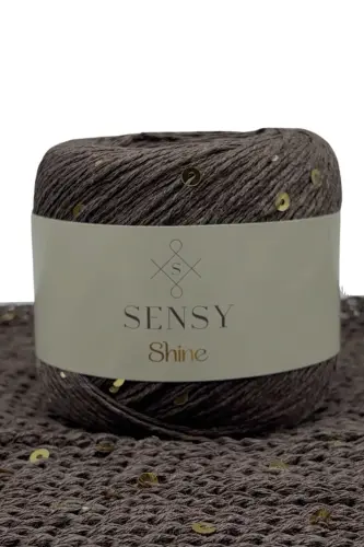 Shine Braided Yarn Brown - 8