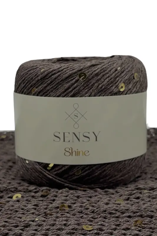 Shine Braided Yarn Brown - 8