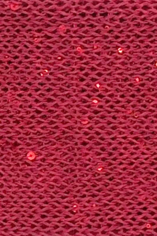 Shine Fringed Crochet Cord Burgundy - 2