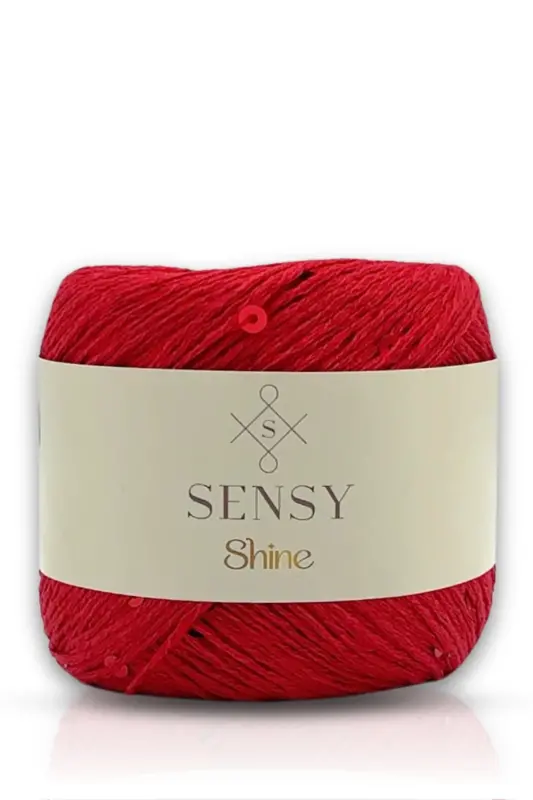 Shine Pullu O'rg'u Ipi Pullu Ip Qizil-Qizil - SENSY