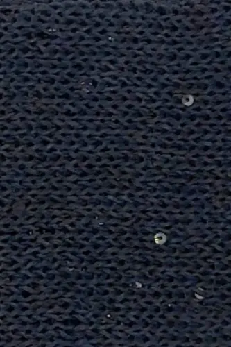 Shine Sequin Knit Yarn Black-Black - 2