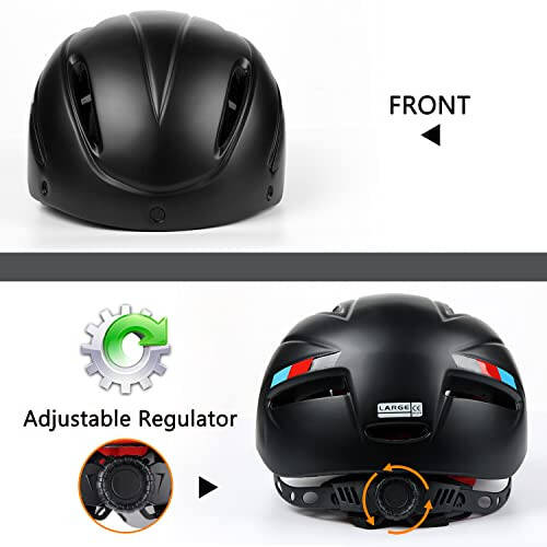 Shinmax Bike Helmet for Men Women, Bicycle Helmet with Detachable Magnetic Goggles Adjustable for Adult Road Biking Mountain Cycling Helmet (BC-001) - 6