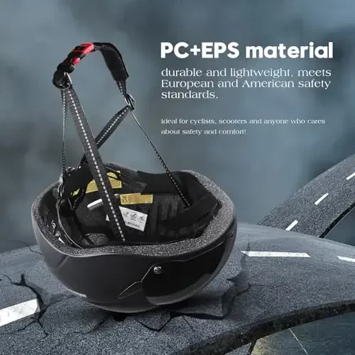 Shinmax Bike Helmet for Men Women, Bicycle Helmet with Detachable Magnetic Goggles Adjustable for Adult Road Biking Mountain Cycling Helmet (BC-001) - 5