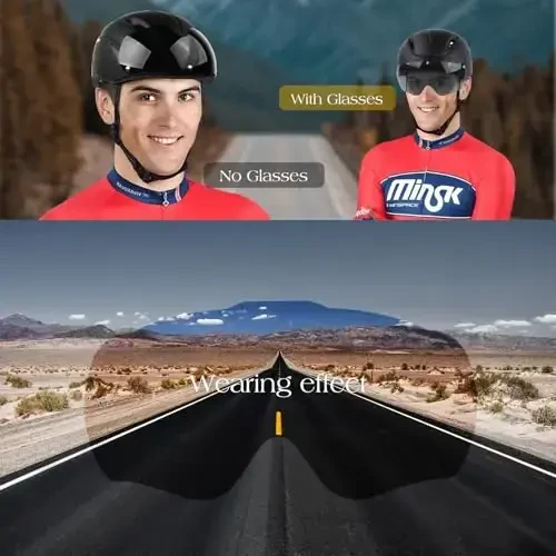 Shinmax Erkaklar va Ayollar uchun Velosiped Dubulg'asi, Ajralib turadigan Magnit Ko'zoynaklar bilan Sozlanadigan Kattalar uchun Yo'l Velosipedi Tog' Velosipedi Dubulg'asi (BC-001) - 6