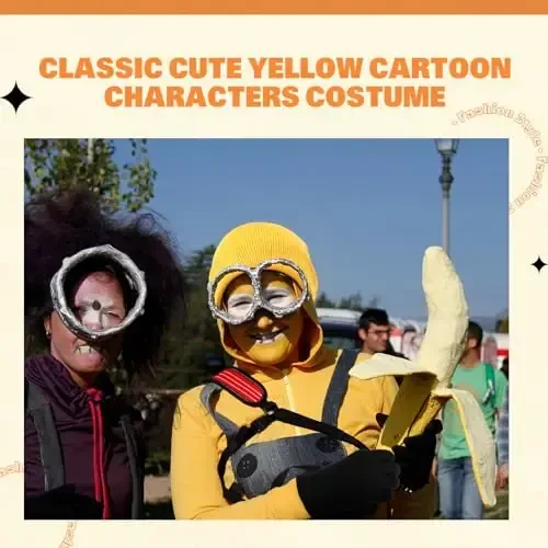 ShinyMatch Halloween Cosplay Funny Beanie Hat and Gloves Character Park Knit Hat Warm Winter Cap for Women Men - 3