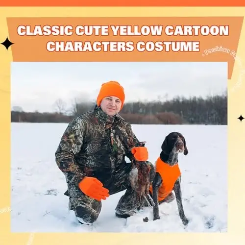 ShinyMatch Зимняя Шапка Перчатки Набор, Мягкая Вязаная Шапка Эластичные Перчатки Теплая Шапка-Череп Набор для Женщин Мужчин Подарки - 4