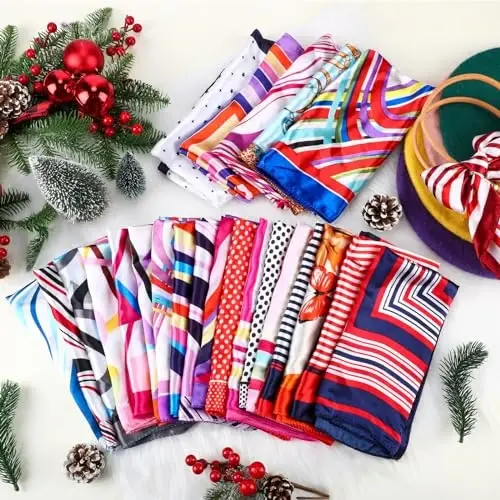 Shinymoon 48 dona ayollar jun yün bere şapkalari ipak sharf bilan Fransiz bere ulgurji rassom bere ayollar qizlar qishi uchun - 5