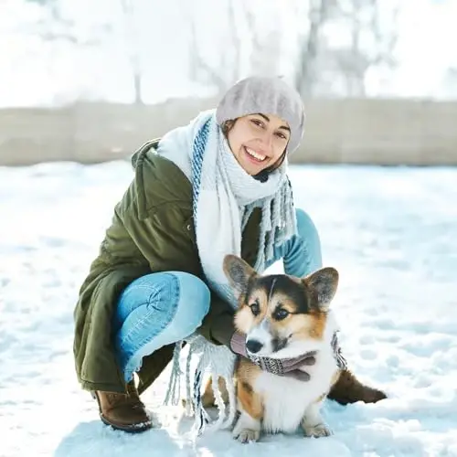 Shinymoon 48 Pcs Women Wool Beret Hat with Silky Scarf French Beret Bulk Artist Beret for Women Girls Winter - 6