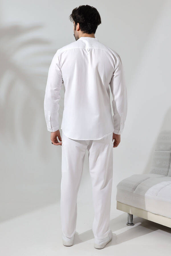 Shirt-clad Hajj Umrah Set - White - 5