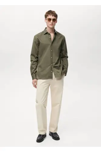 Shirt --- Khaki Color - 1