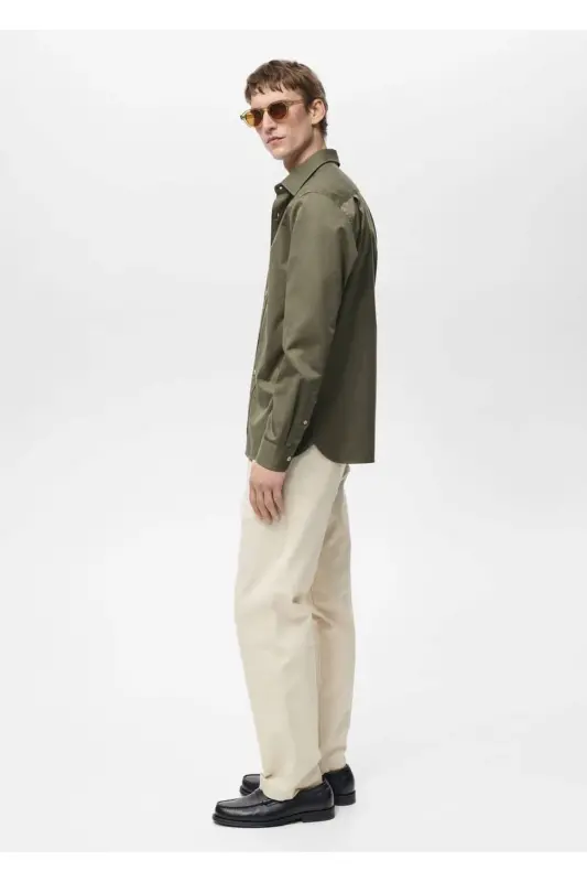 Shirt --- Khaki Color - 5