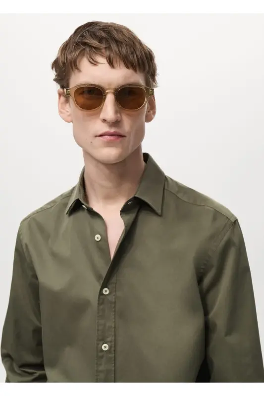 Shirt --- Khaki Color - 6