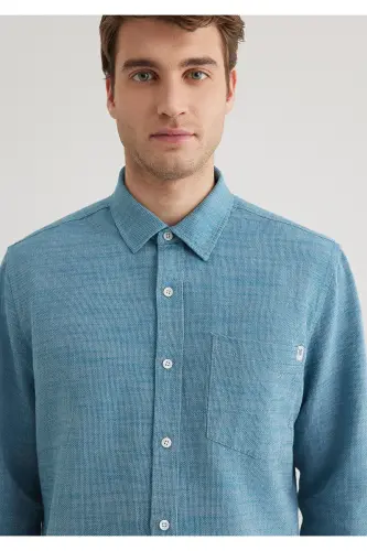 Shirt Slim Fit / Slim Cut 0211383-70735-Blue - 7